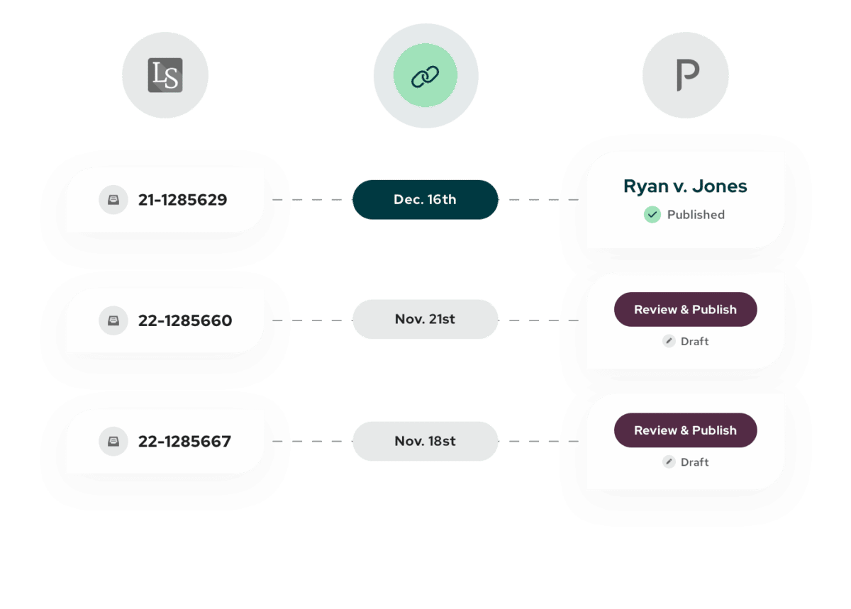 Connecting Legalserver and Paladin